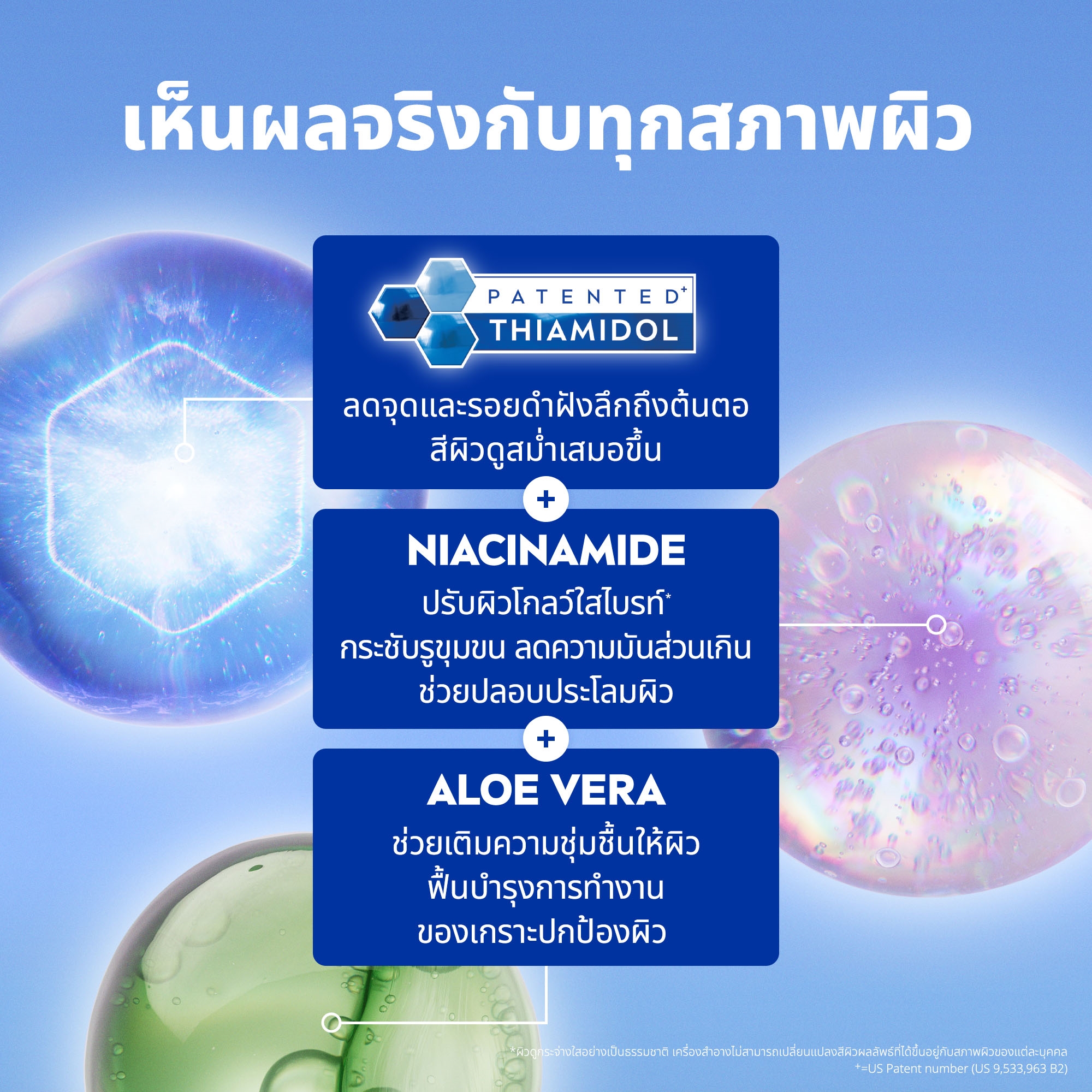 3 สารทรงพลังเพื่อผิวหน้าโกลว์ใส​