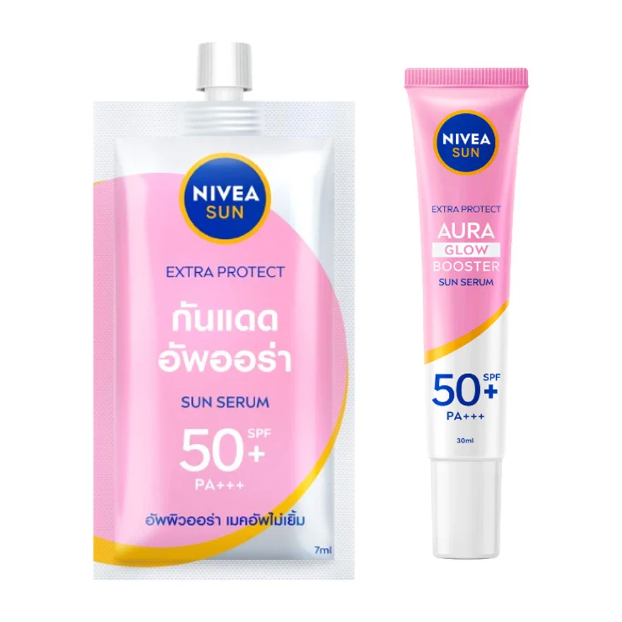นีเวีย ซัน ออร่า โกลว์ บูสเตอร์ ซัน เซรั่ม SPF50 PA+++