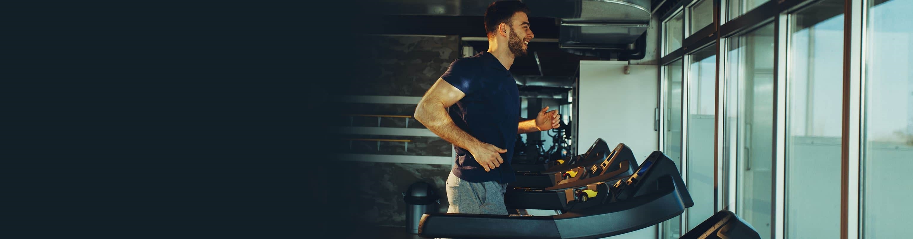 men on treadmill