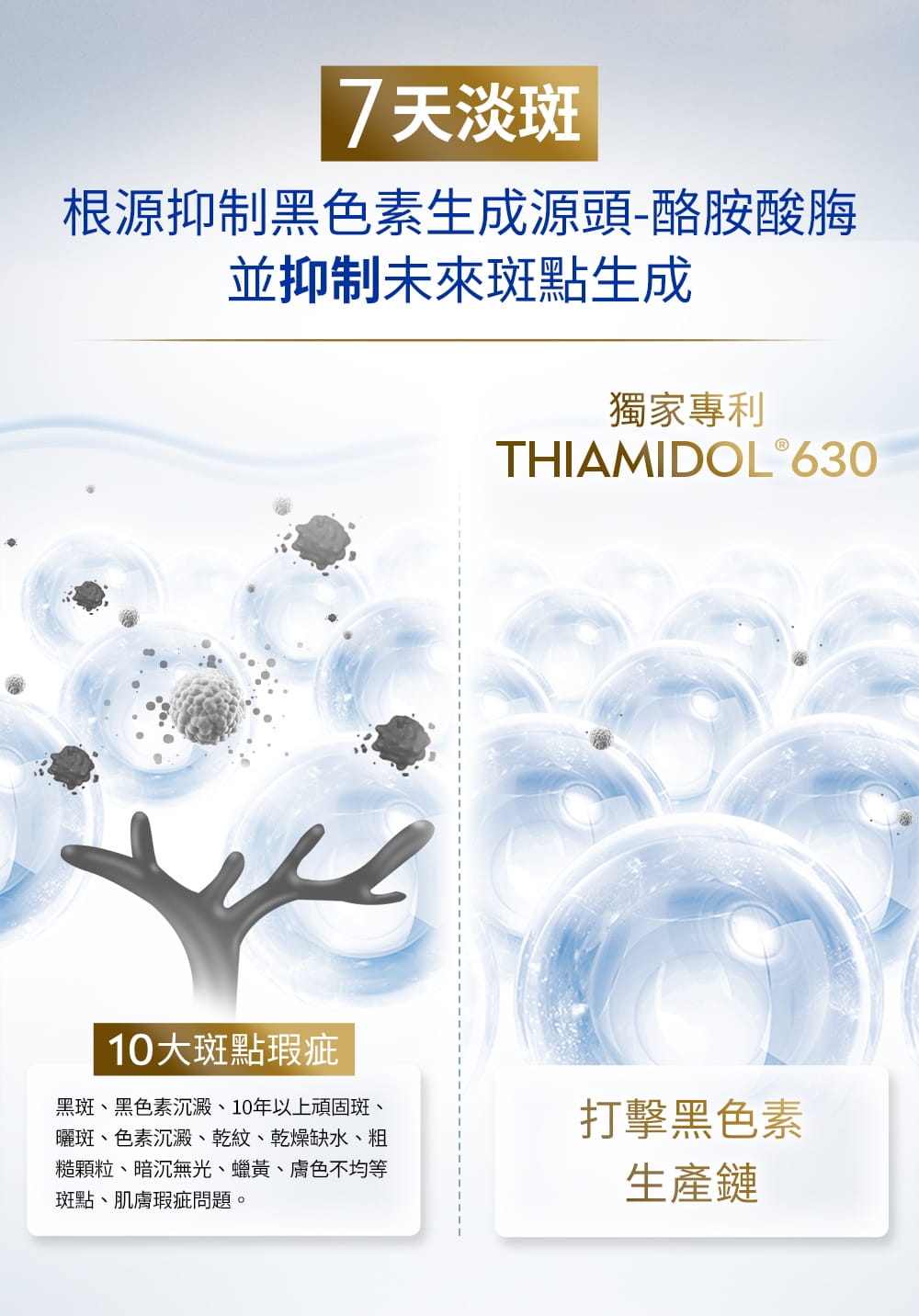 7天淡斑，並抑制未來斑點生成