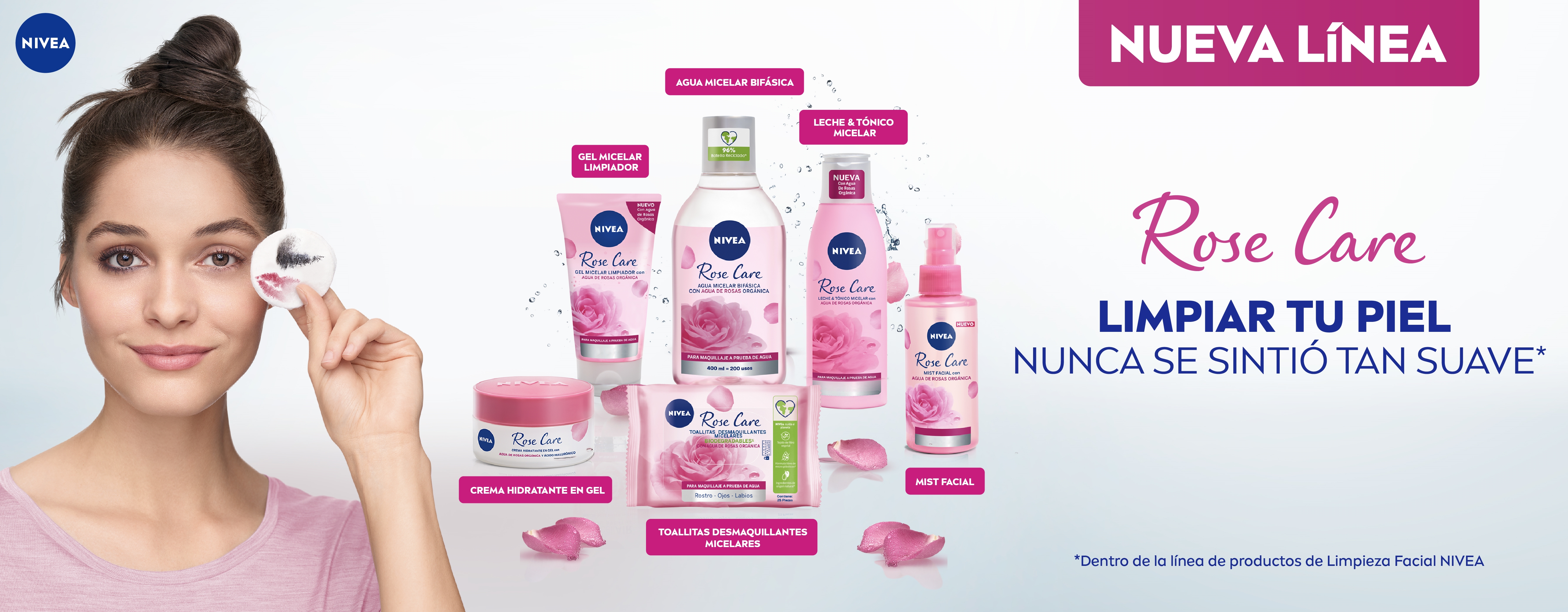 Banner Rose Care Limpieza Facial