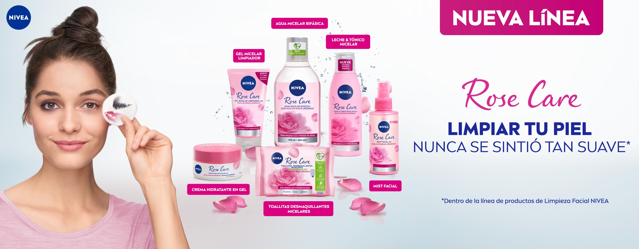 Banner Rose Care Limpieza Facial