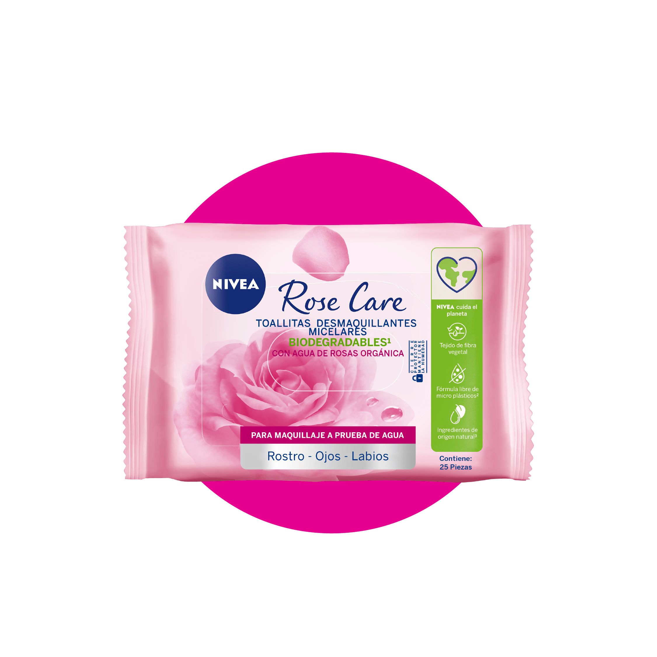 Rose Care Toallitas Desmaquillantes Micelares