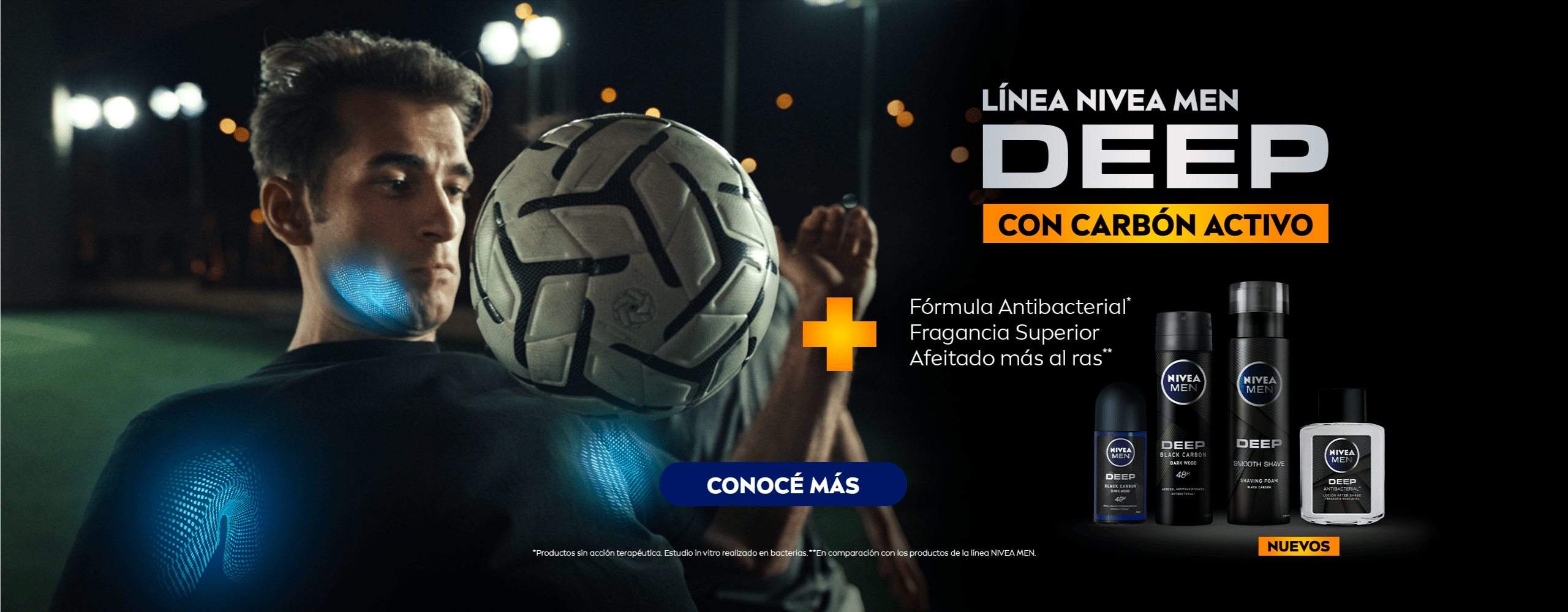 NIVEA MEN DEEP CON CARBÓN ACTIVO