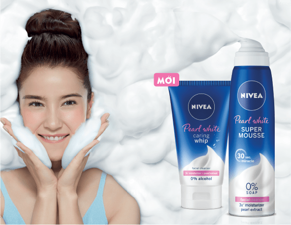 Dòng Sữa Rửa Mặt Tạo Bọt NIVEA